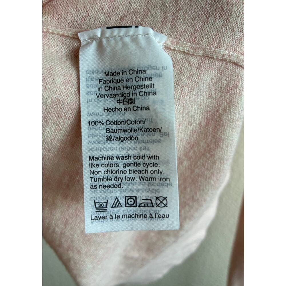 J. BY J. CREW | Pink Lightweight Knit Crew Neck Sweater 100% Cotton | XL - Picture 5 of 5